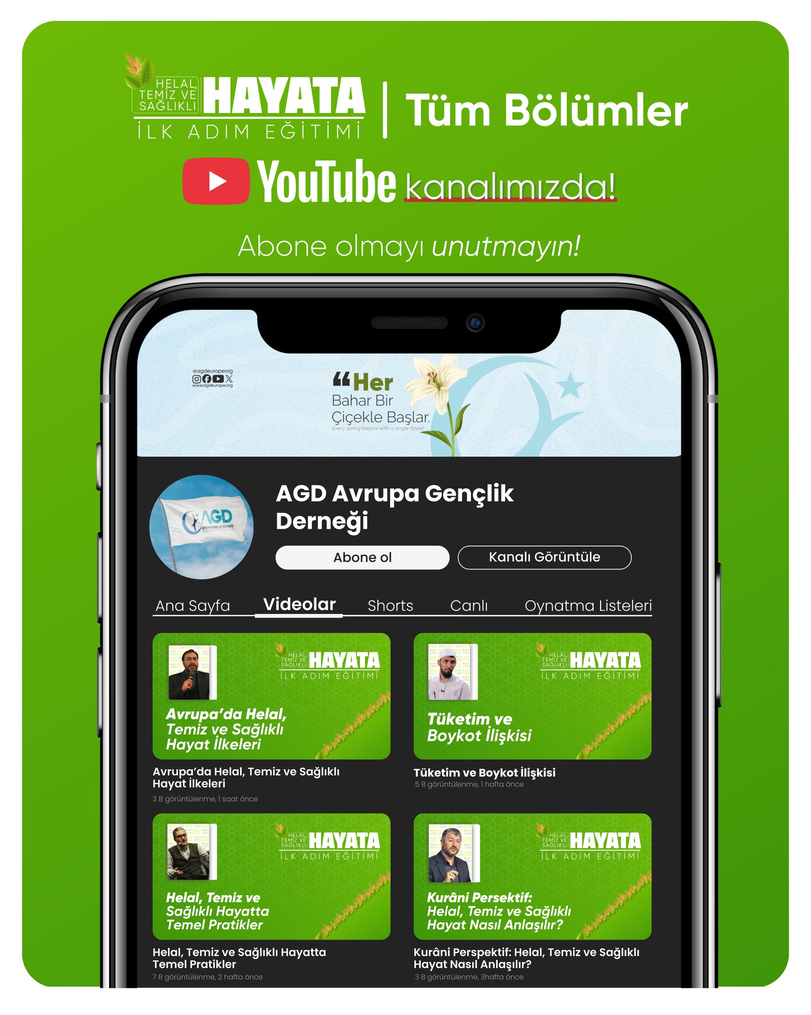 HELAL TEMİZ VE SAĞLIKLI HAYATA İLK ADIM EĞİTİMİ